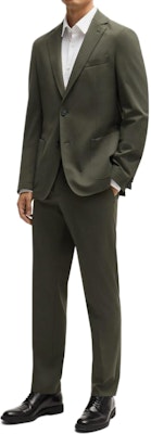 HUGO BOSS 男裝 FW24 綠色修身拉鍊口袋西裝褲 50529318-377 Purchase HUGO BOSS 男裝 FW24 綠色修身拉鍊口袋西裝褲 50529318-377