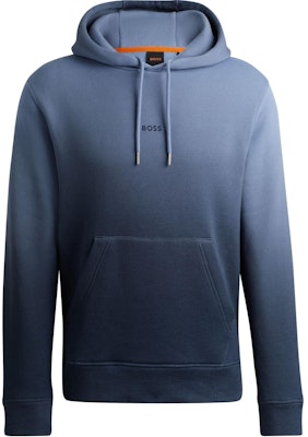 HUGO BOSS FW24 漸變標誌印花寬鬆連帽衫 自然藍色 50520408-464 Buy HUGO BOSS FW24 漸變標誌印花寬鬆連帽衫 自然藍色 50520408-464