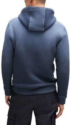 HUGO BOSS FW24 漸變標誌印花寬鬆連帽衫 自然藍色 50520408-464 Sizing HUGO BOSS FW24 漸變標誌印花寬鬆連帽衫 自然藍色 50520408-464