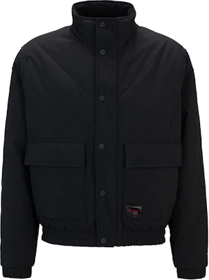 HUGO BOSS FW24 Jaket Bomber Slim Fit Hitam 50517795-001 Buy HUGO BOSS FW24 Jaket Bomber Slim Fit Hitam 50517795-001