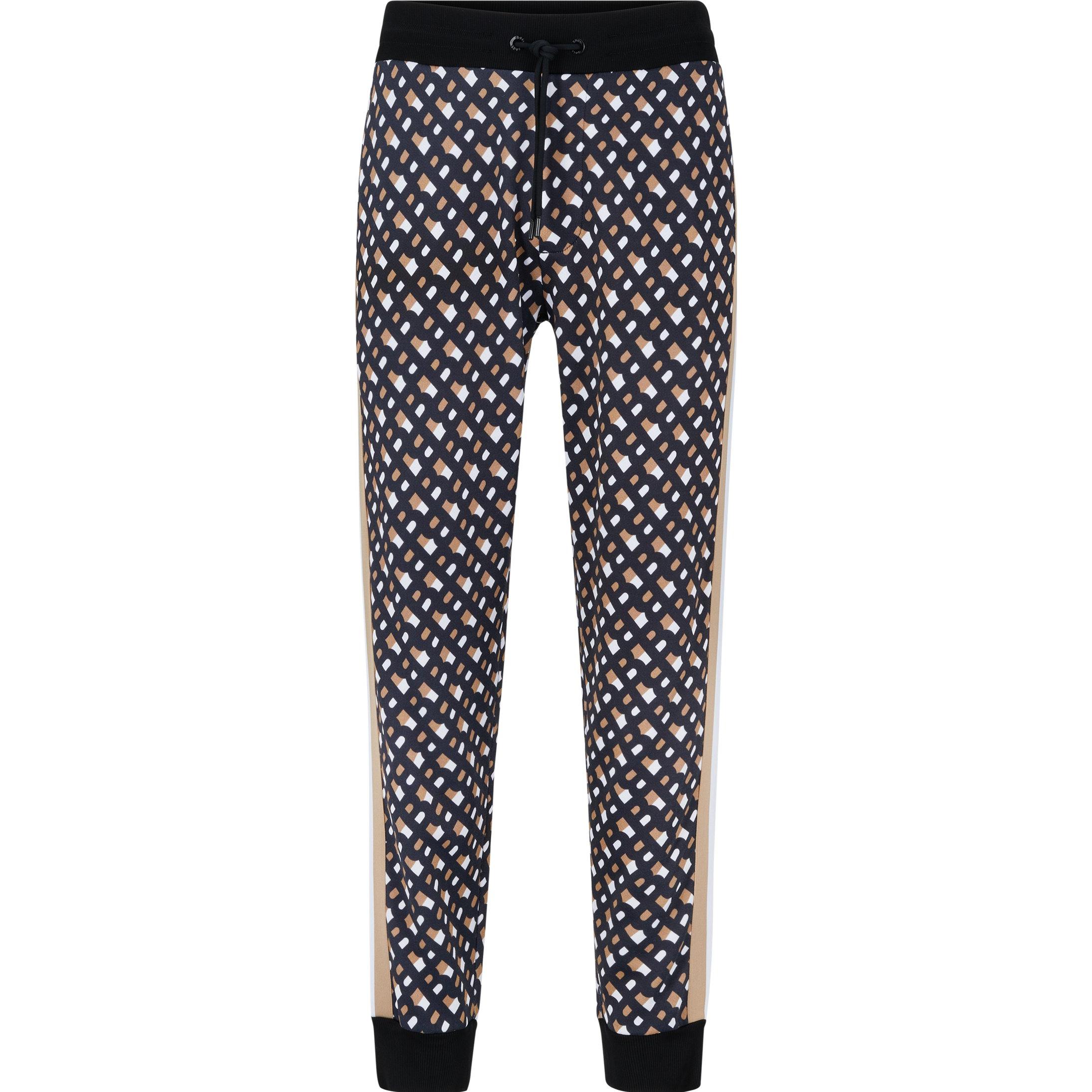 HUGO BOSS Geometric Print Drawstring Jogger Sweatpants 50486273-001