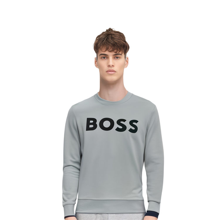 HUGO BOSS Graphic Crewneck Pullover Sweatshirt Grey 50487133-050 圖 3