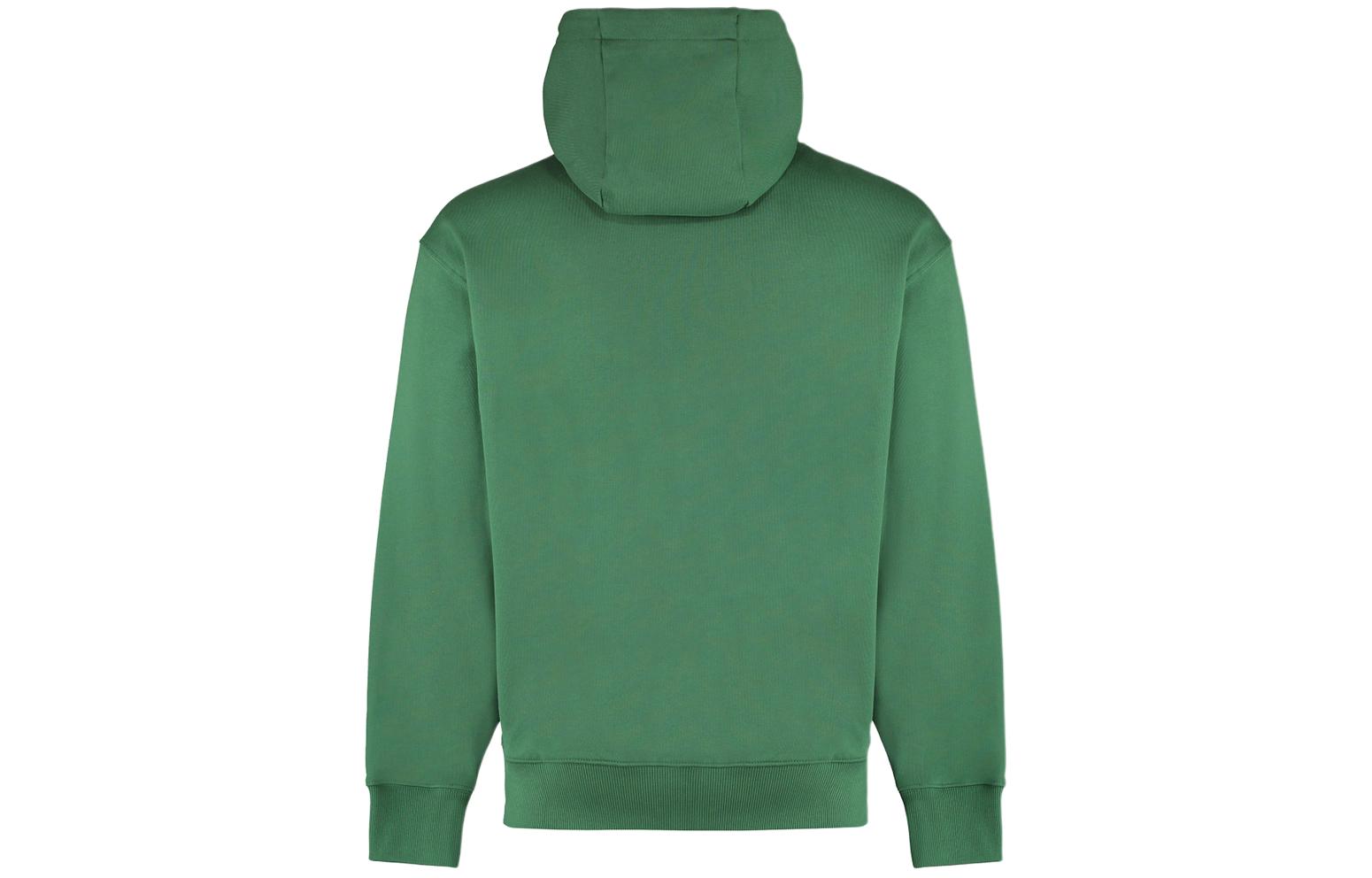 HUGO BOSS Green Hoodie with Logo Print Long Sleeve Pullover 50496661-348 圖 3