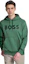 Shop HUGO BOSS Green Hoodie with Logo Print Long Sleeve Pullover 50496661-348