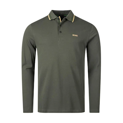 HUGO BOSS Green Slim-Fit Single-Breasted Long-Sleeve Jacket 50506191-379