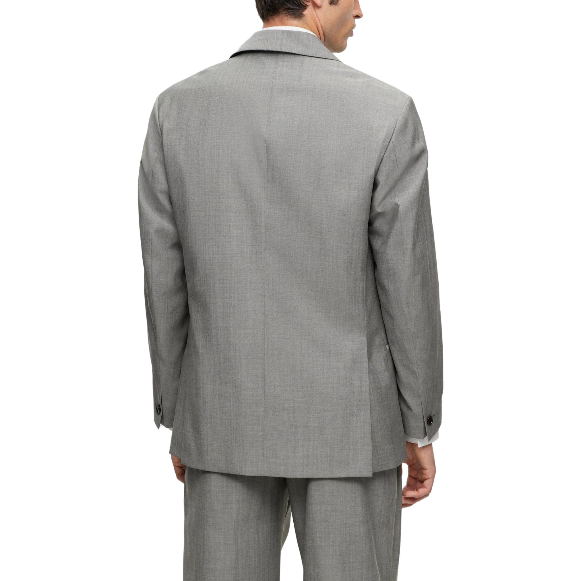 Purchase HUGO BOSS Jaket Abu-Abu Single-Breasted Solid Lapel 50504085-003