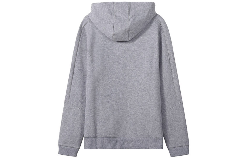 HUGO BOSS Hoodie with Arc Logo Embroidery and Drawstring in Light Grey 50477131-059 圖 3