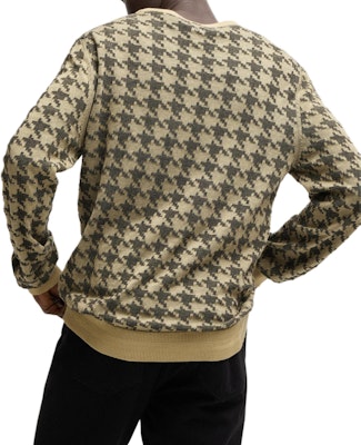 HUGO BOSS 千鳥格紋圓領寬鬆針織毛衣 米色 50516620-281 Purchase HUGO BOSS 千鳥格紋圓領寬鬆針織毛衣 米色 50516620-281