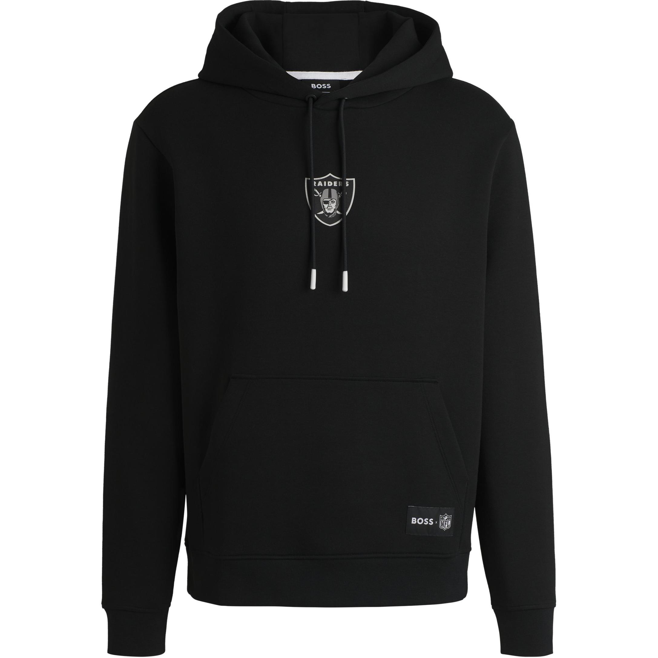 HUGO BOSS Interlock Hoodie Graphic Pullover - Black 50534560-004