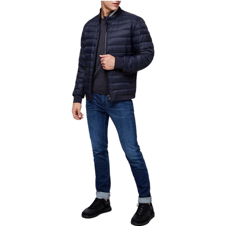 HUGO BOSS Knitted Collar Down Jacket Dark Blue Dumaro-50436512-402 圖 3