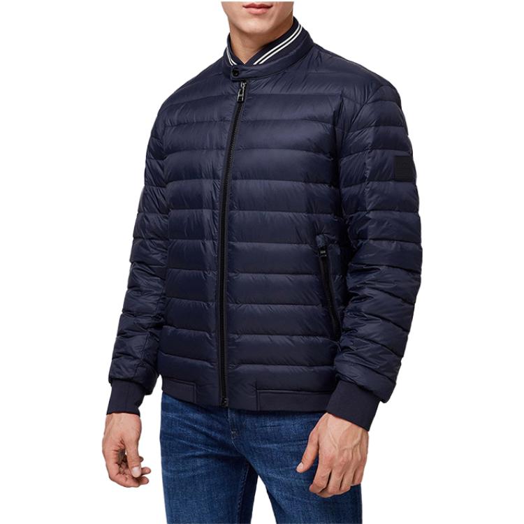HUGO BOSS Knitted Collar Down Jacket Dark Blue Dumaro-50436512-402 圖 4