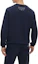 Shop HUGO BOSS Letter Graphic Print Sweatshirt Denim Blue - 50504600-404
