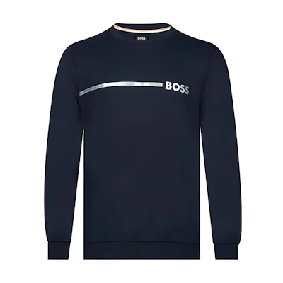 HUGO BOSS Letter Logo Pullover Sweatshirt Blue () 50485948-403