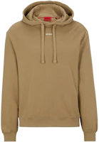 HUGO BOSS Letter Print Drawstring Hoodie Brown 50486478-242 HUGO BOSS Letter Print Drawstring Hoodie Brown 50486478-242