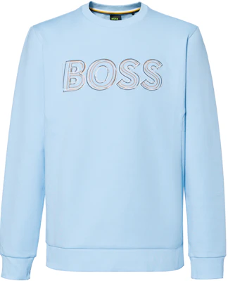 HUGO BOSS 淺藍刺繡標誌長袖運動上衣 50471878-453 Buy HUGO BOSS 淺藍刺繡標誌長袖運動上衣 50471878-453