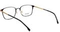 Shop HUGO BOSS Lightweight Titanium Matte Black Square Optical Glasses for Men BOSS1071/F-53-I46