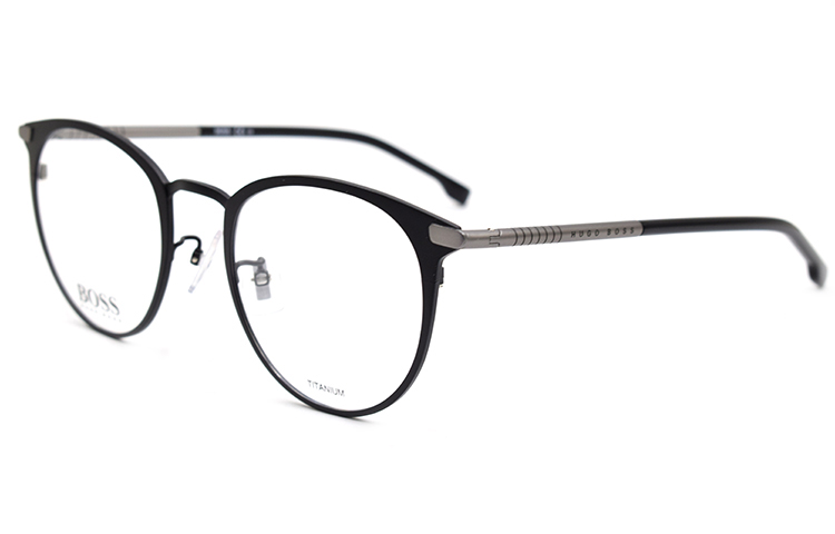 Lookbook HUGO BOSS Lightweight Titanium Optical Glasses Matte Black Men BOSS1070/F-51-003