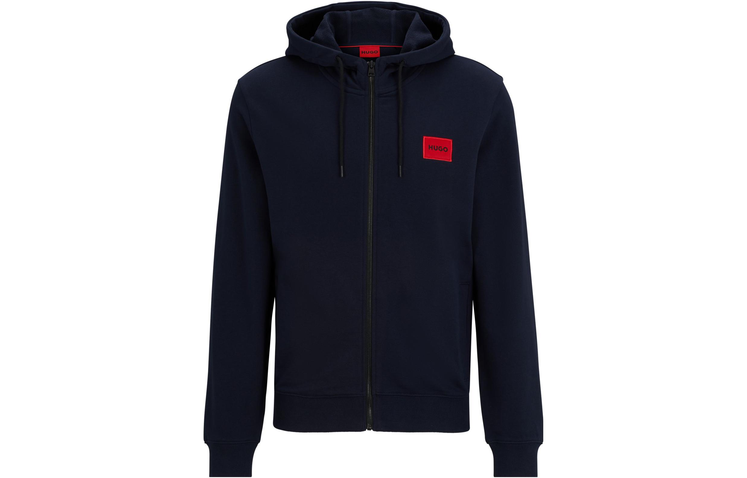 HUGO BOSS Logo Casual Jacket Men’s Deep Navy Blue 50447972-405