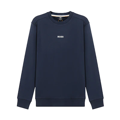 HUGO BOSS Logo Casual Sweatshirt Men’s Deep Blue 50462828-404