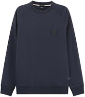 HUGO BOSS Logo Crewneck Pullover Long Sleeve Sweatshirt Navy Men’s. 50486951-405 HUGO BOSS Logo Crewneck Pullover Long Sleeve Sweatshirt Navy Men’s. 50486951-405