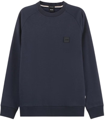HUGO BOSS 男士海軍藍長袖圓領標誌衛衣 50486951-405 Buy HUGO BOSS 男士海軍藍長袖圓領標誌衛衣 50486951-405