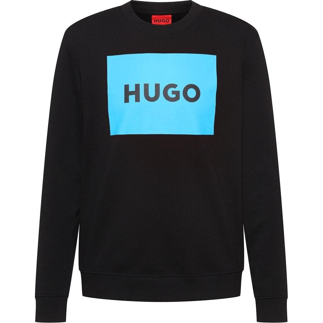 HUGO BOSS Logo Crewneck Pullover Sweatshirt Men’s Black Long Sleeve 50467944-009