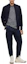 Shop HUGO BOSS Jaket Navy Blue Berkerah Stand dengan Logo Bordir dan Resleting 50501750-404