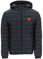 HUGO BOSS Logo Hooded Slim Fit Jacket Men’s Black 50456945-001 HUGO BOSS Logo Hooded Slim Fit Jacket Men’s Black 50456945-001