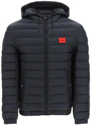 雨果博斯 男士黑色修身连帽夹克 50456945-001 Buy 雨果博斯 男士黑色修身连帽夹克 50456945-001