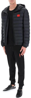 雨果博斯 男士黑色修身连帽夹克 50456945-001 Lookbook 雨果博斯 男士黑色修身连帽夹克 50456945-001