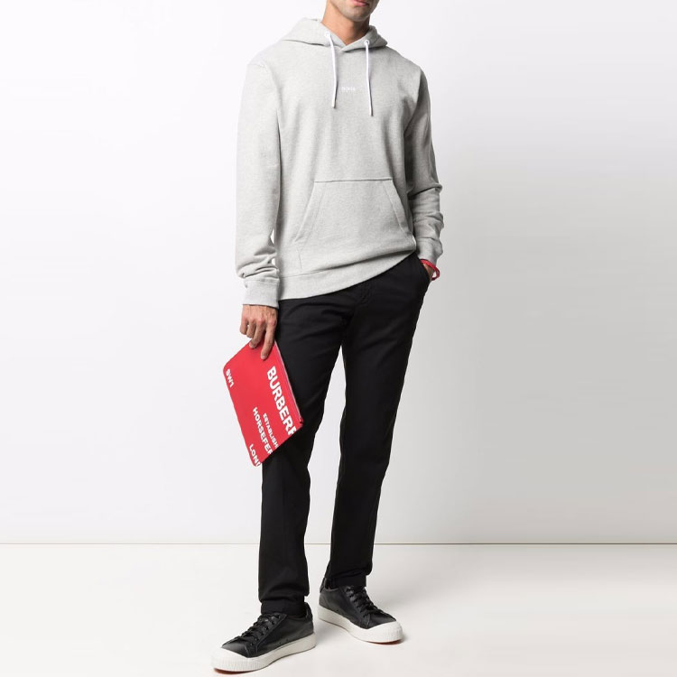 HUGO BOSS Logo Hoodie Light Grey 50459464-051 圖 4