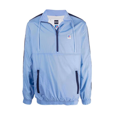 HUGO BOSS Logo Patch Pullover Half-Zip Jacket 50455985-492