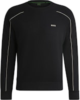 HUGO BOSS Logo Print Crewneck Long Sleeve Sweatshirt Black 50518186-001 HUGO BOSS Logo Print Crewneck Long Sleeve Sweatshirt Black 50518186-001