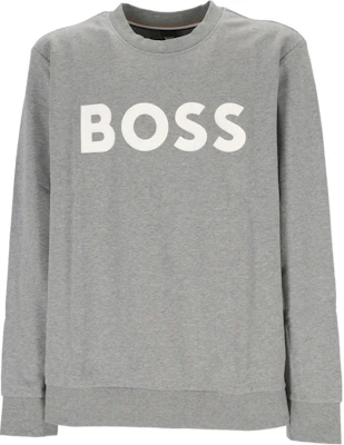 HUGO BOSS 徽標印花男款灰色長袖圓領衛衣 50496642-041 Buy HUGO BOSS 徽標印花男款灰色長袖圓領衛衣 50496642-041