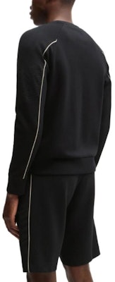 HUGO BOSS 印花Logo長袖圓領休閒衫 黑色 50518186-001 Lookbook HUGO BOSS 印花Logo長袖圓領休閒衫 黑色 50518186-001