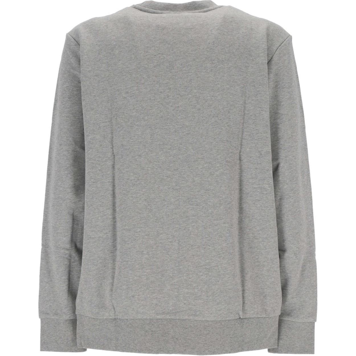 Lookbook HUGO BOSS 徽標印花男款灰色長袖圓領衛衣 50496642-041