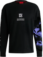 HUGO BOSS Logo Print Crewneck Pullover Sweatshirt Men’s Black 50521731-001 HUGO BOSS Logo Print Crewneck Pullover Sweatshirt Men’s Black 50521731-001