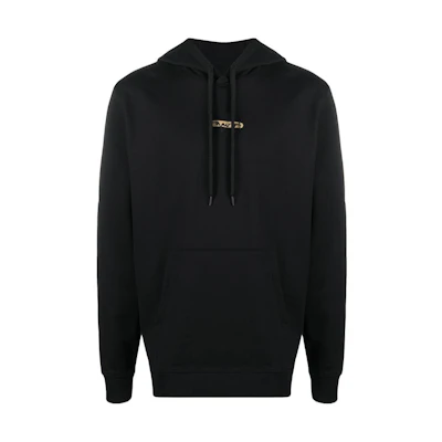 HUGO BOSS Logo Print Hoodie Black 50443805