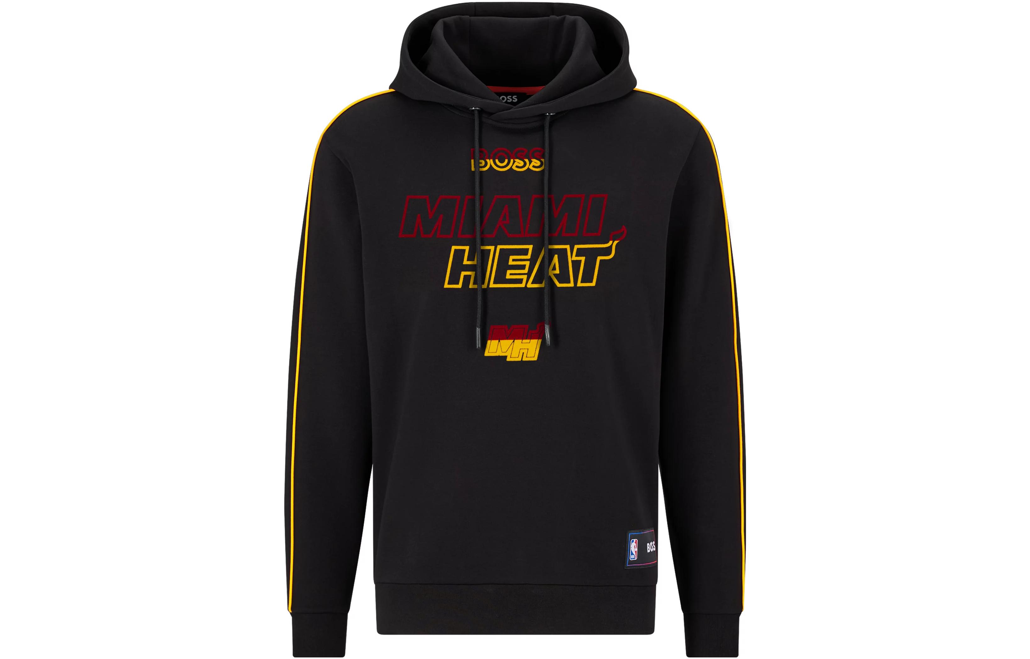 HUGO BOSS Logo Print Hoodie Dark Grey 50477404-007