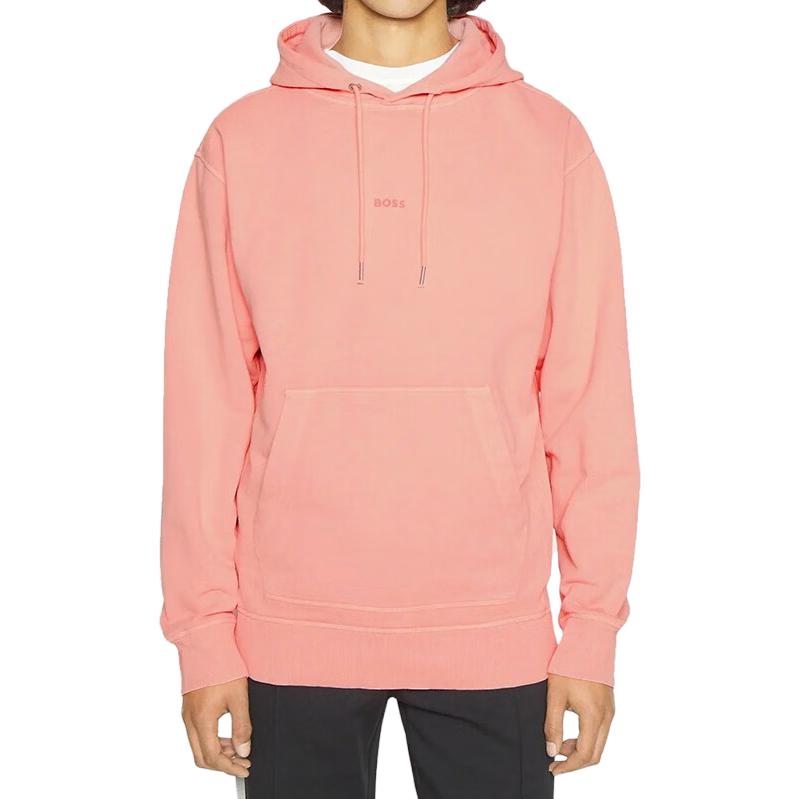 HUGO BOSS Logo Print Hoodie Orange-Pink 50472411-632 圖 4