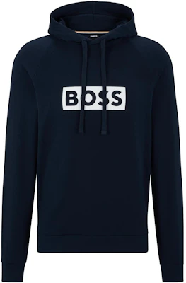 HUGO BOSS 徽標印花長袖運動衫 深藍色 50485957-403 Order HUGO BOSS 徽標印花長袖運動衫 深藍色 50485957-403