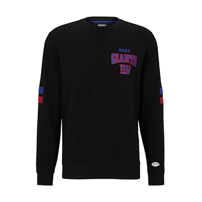 HUGO BOSS Logo Print Pullover Crewneck Sweatshirt Black 50497519-002