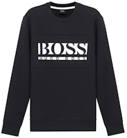 HUGO BOSS Logo Print Pullover Sweatshirt Black 50447034-001 HUGO BOSS Logo Print Pullover Sweatshirt Black 50447034-001