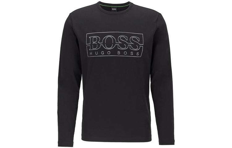 HUGO BOSS Logo Print Pullover Sweatshirt Black 50414062-001