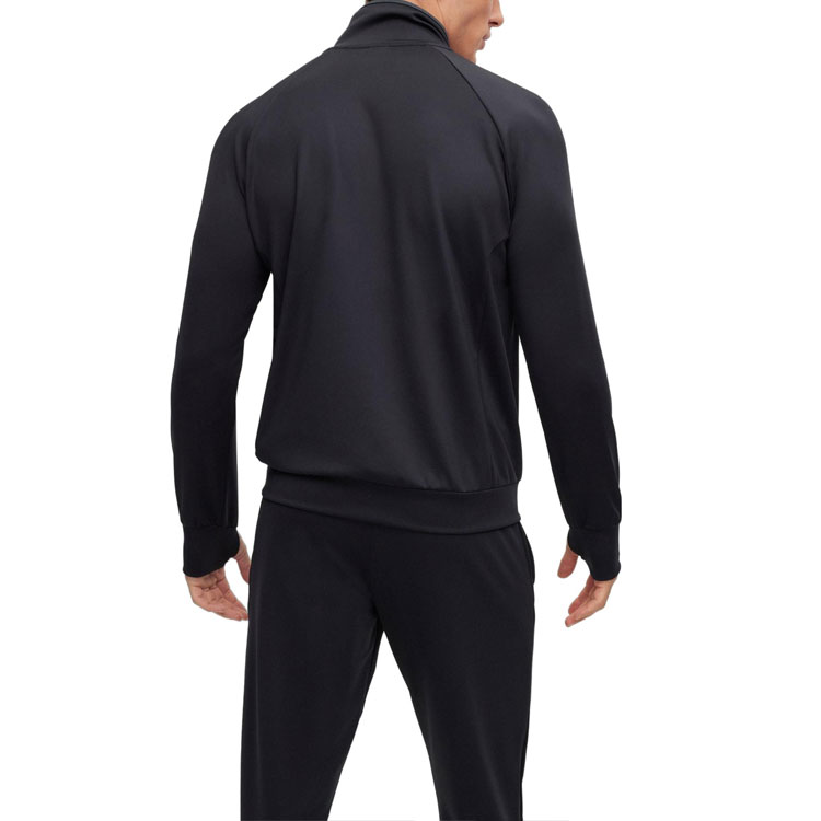 Details for ヒューゴボス ロゴプリント スタンドカラー ジップジャケット ダークブルー 50494551-402