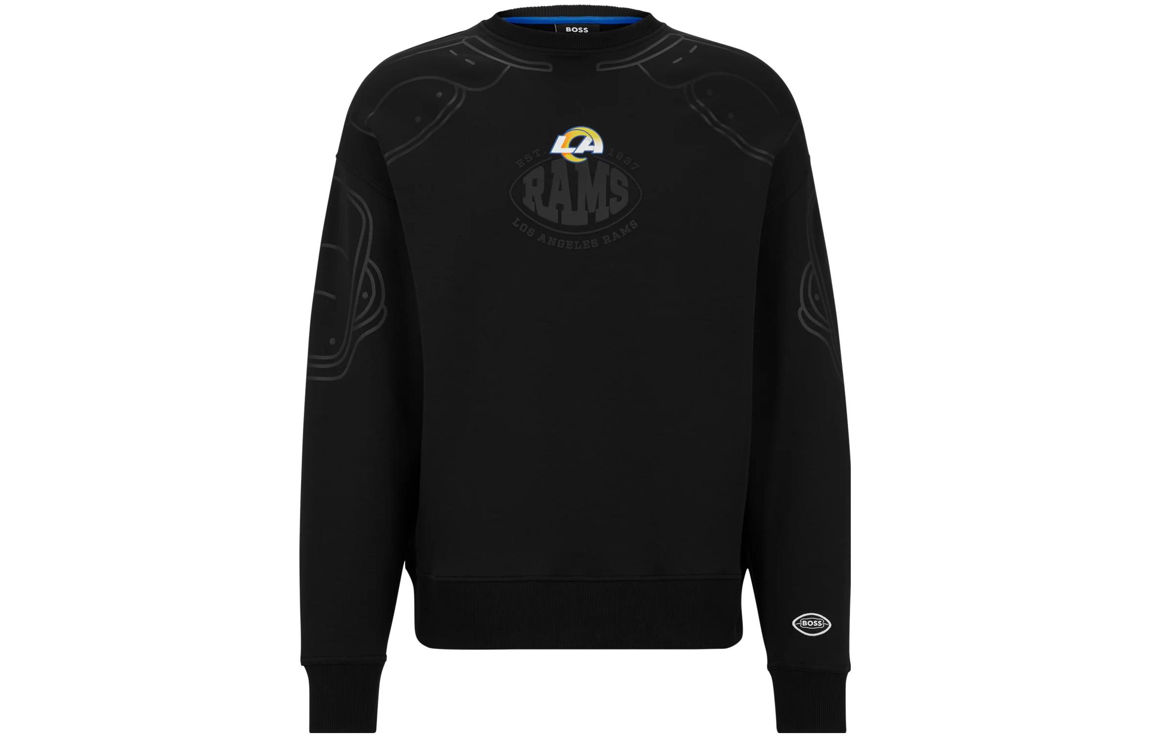 HUGO BOSS Logo Print Sweatshirt Black 50504622-003