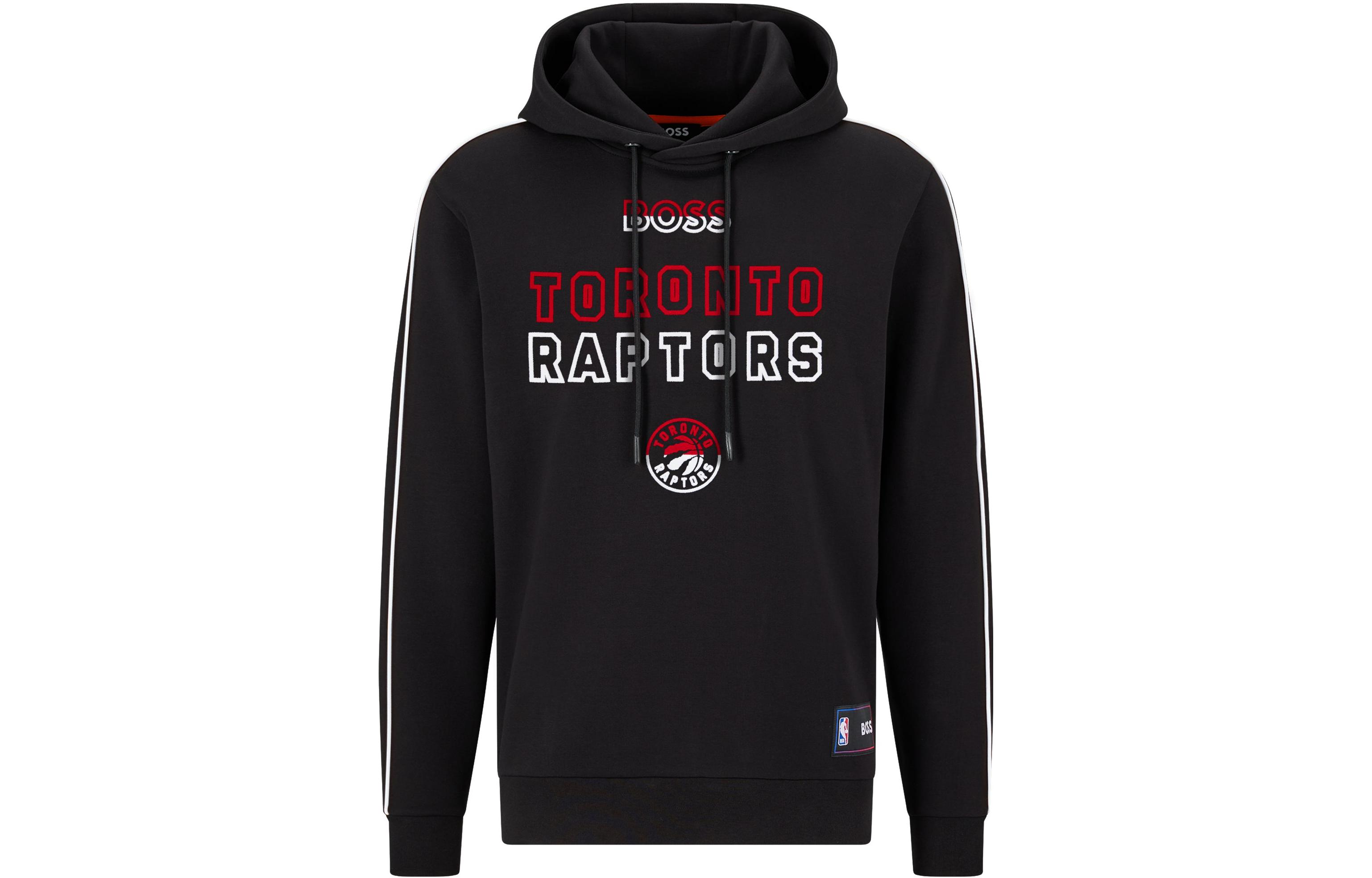 HUGO BOSS Logo Pullover Slim Hoodie Black 50477404-006