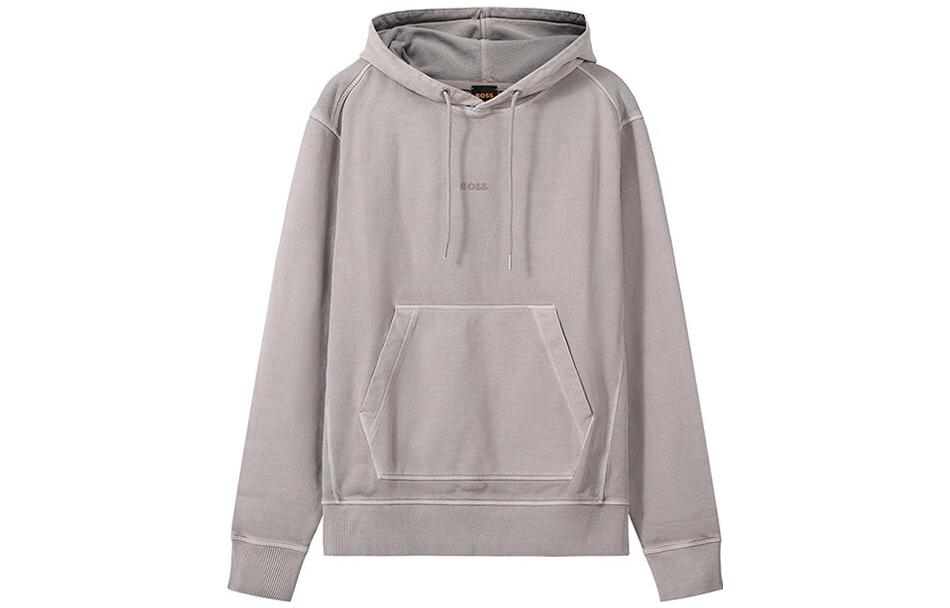 HUGO BOSS Logo Pullover Sweatshirt Light Grey 50472411-090