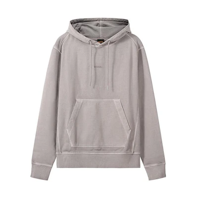 HUGO BOSS Logo Pullover Sweatshirt Light Grey 50472411-090