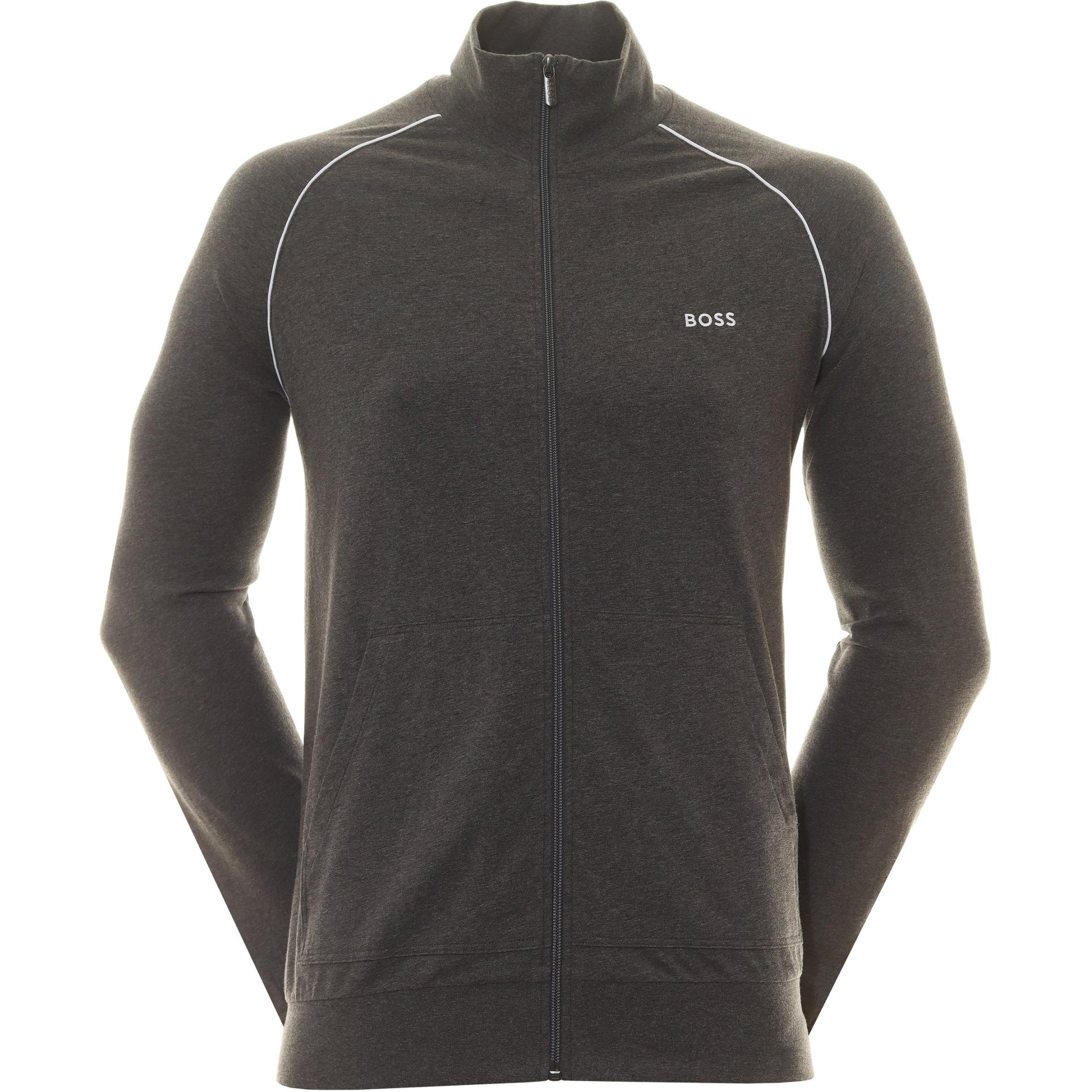 HUGO BOSS Logo Slim Fit High Collar Jacket Dark Grey 50469596-011